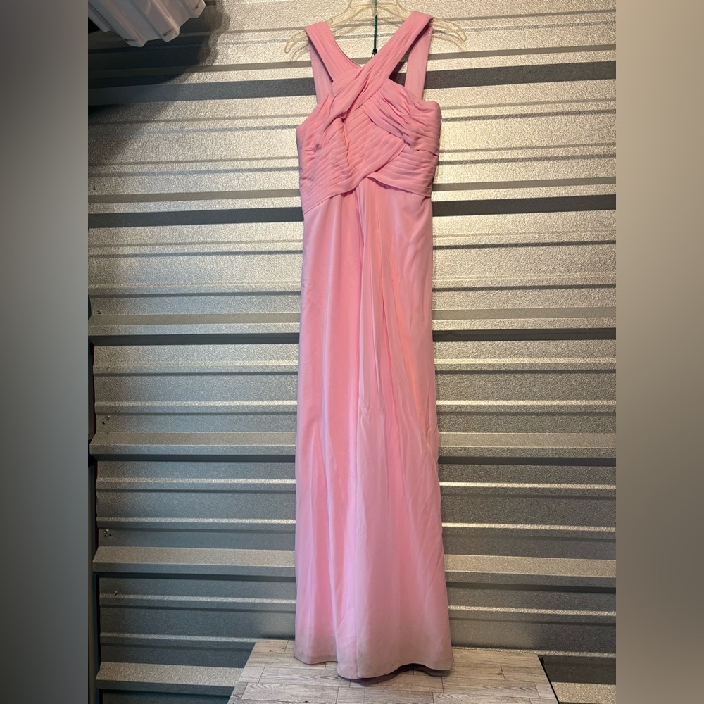 Azazie Blush Pink Maxi Dress